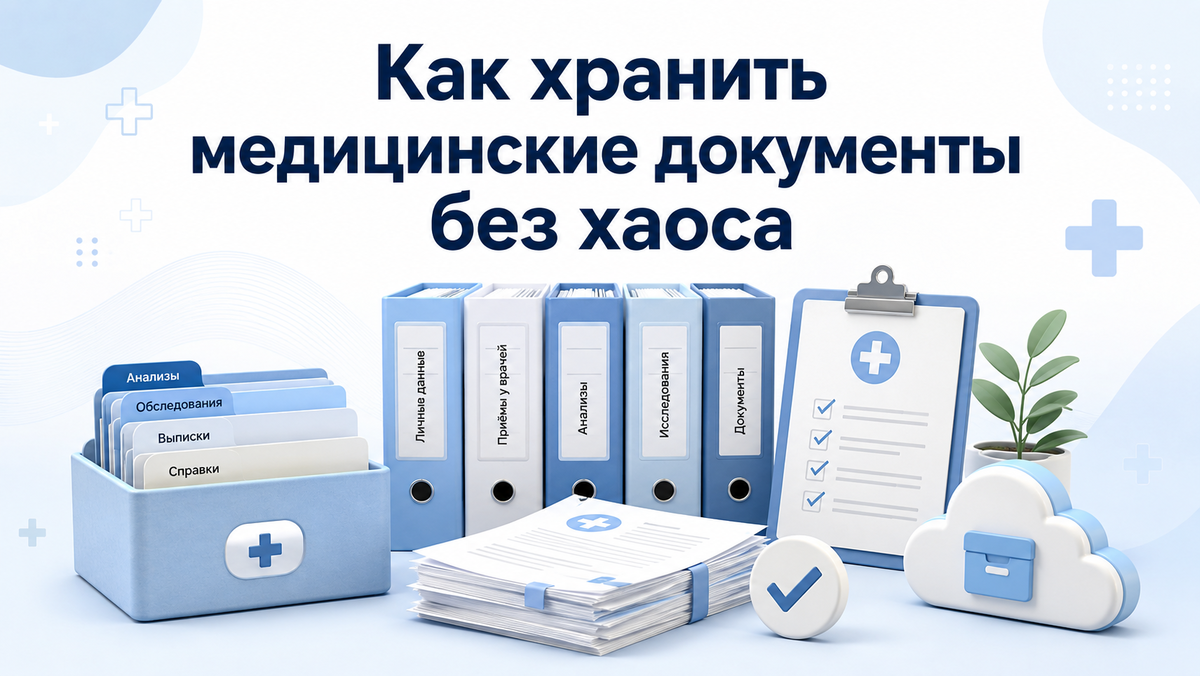 Как хранить медицинские документы без хаоса